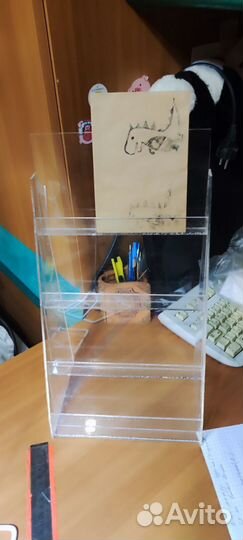 Подставка для открыток прозрачная