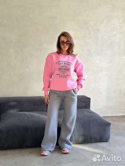 Теплый женский спортивный костюм 42,44,46