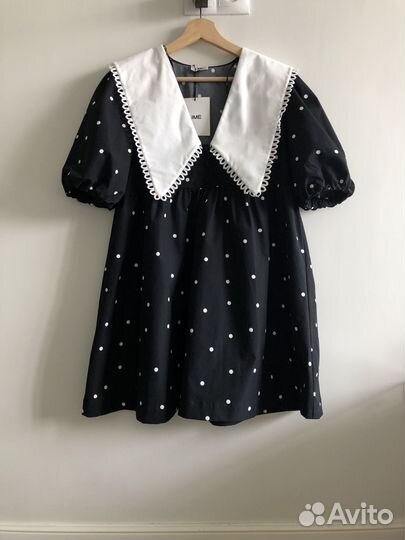 Платье Lime с белым воротником