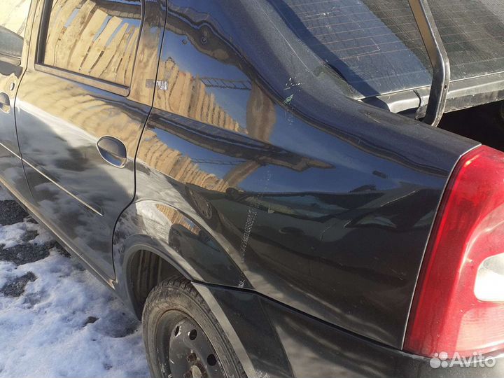 Крыло задняя левая рено логан