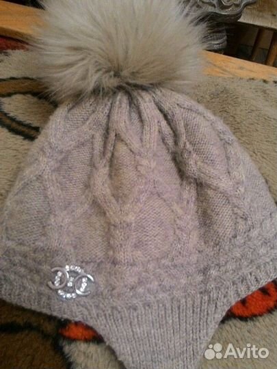 Шапка зимняя на 6-8 лет