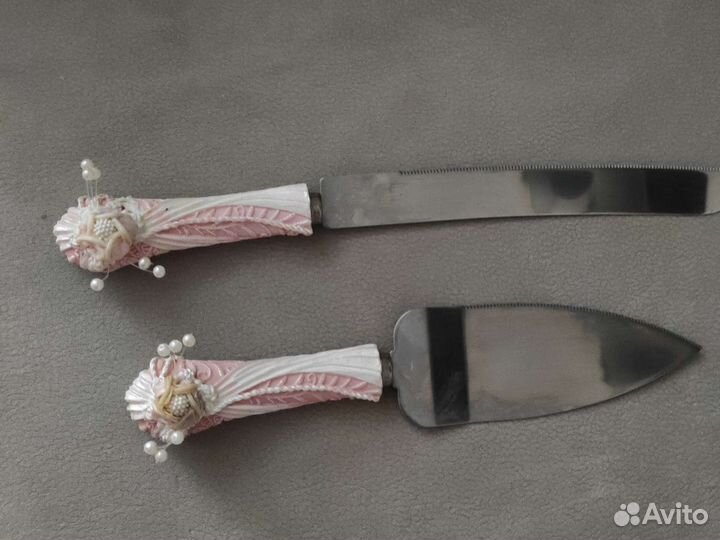 Нож и лопатка для торта