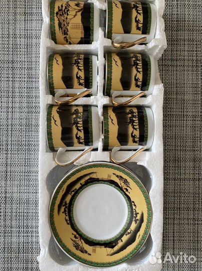 Набор фарфор новый в восточном стиле 6
