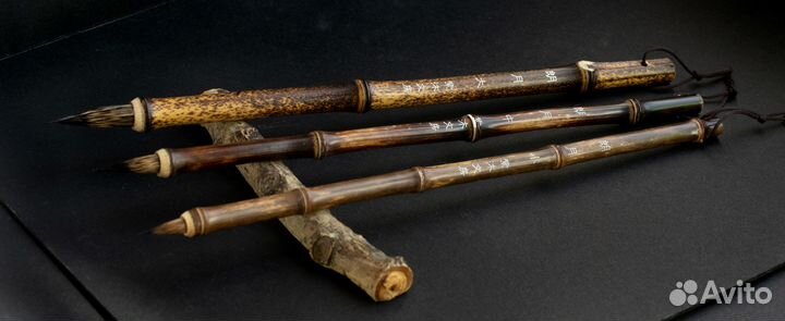 Кисть для каллиграфии,фиолетовый бамбук