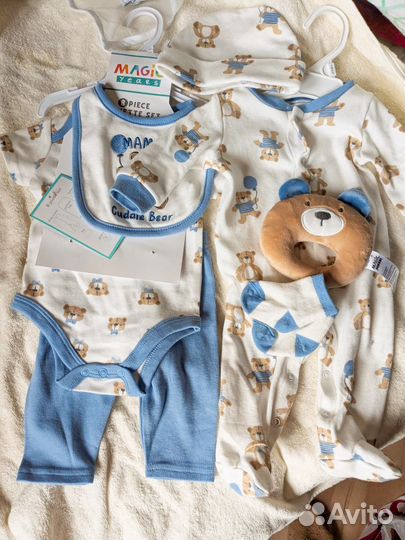 Новый детский сет,от 0 до 3 месяцев