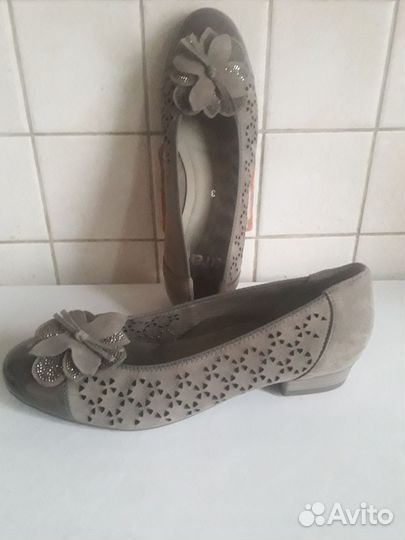 Туфли женские замшевые Германия 35,5