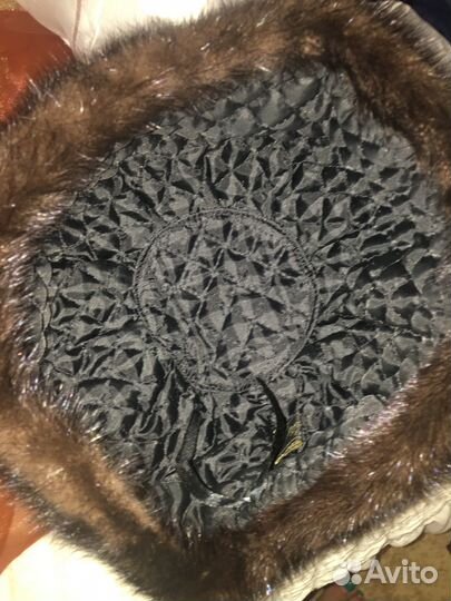 Шапка норковая женская бу