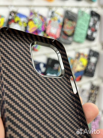 Чехол Kevlar iPhone 15 pro / 15pro max Не pitaka