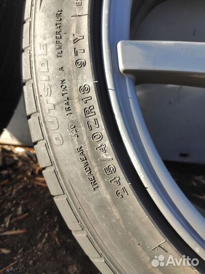 Колеса r18 на летней резине. Размер 245/40/r18