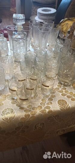 Хрусталь, стекло,керамика времён СССР