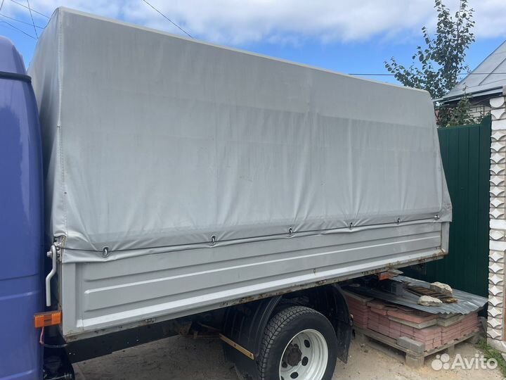Кузов платформа бортовая тент газель