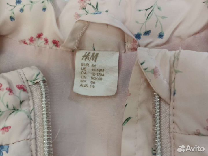 Жилетка для девочки hm 86