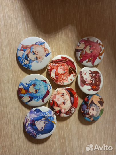 Значки с геншином