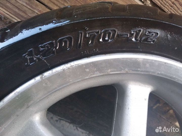 Диск задний на мопед R-12