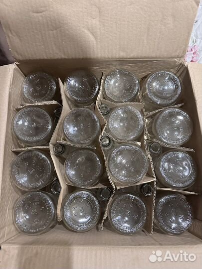 Бутылки стеклянные 1 литр с крышками