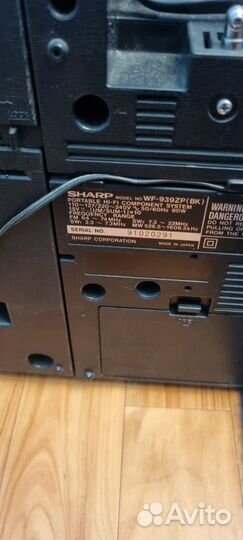 Магнитола sharp wf 939
