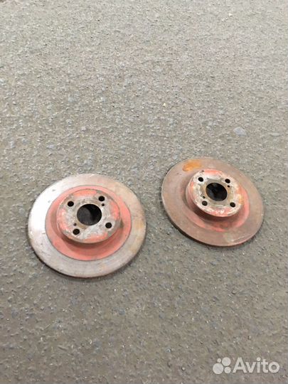 Задние тормозные диски 4х100 corolla levin