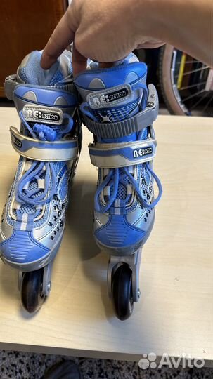 Ролики детские раздвижные Re:action р-р34-37