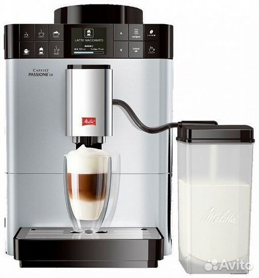 Кофемашина melitta caffeo passione OT 531-101 сере
