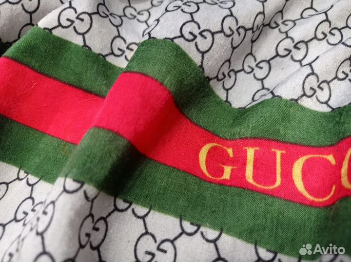 Платок шаль gucci 100см 