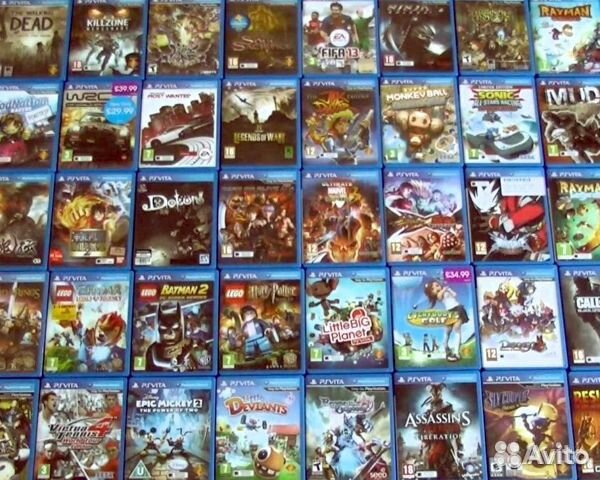 Диски Sony PS Vita Лицензия и Карты Памяти