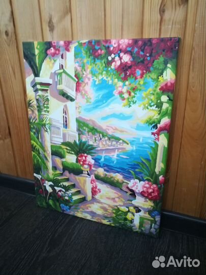 Картина акриловыми красками морская тематика