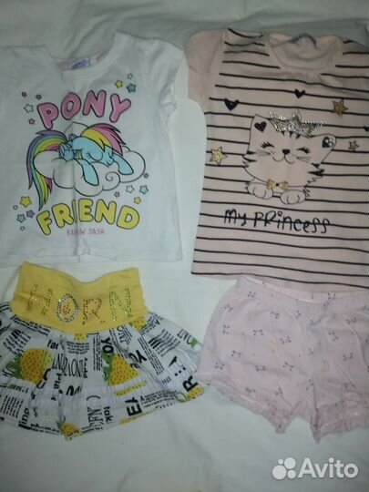 Вещи пакетом на девочку 92 98