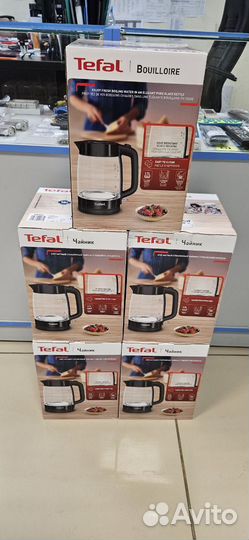 Новый Чайник электрический Tefal Glass Kettle KI84