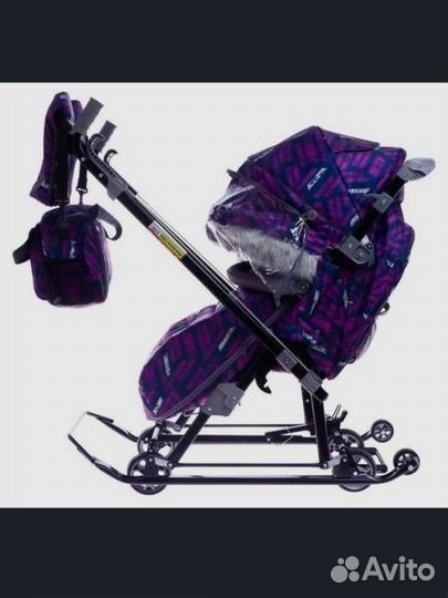 Детские санки коляска