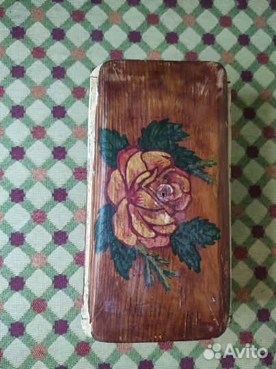 Шкатулка деревянная СССР