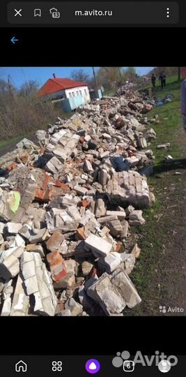 Приму грунт, бой строительный