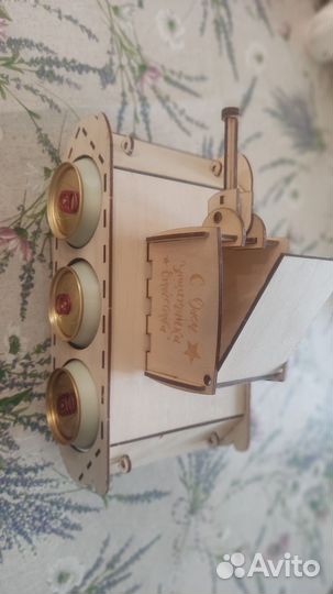 Деревянный сувенир Танк