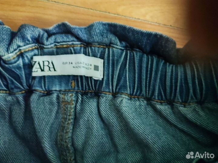 Джинсы zara женские 34