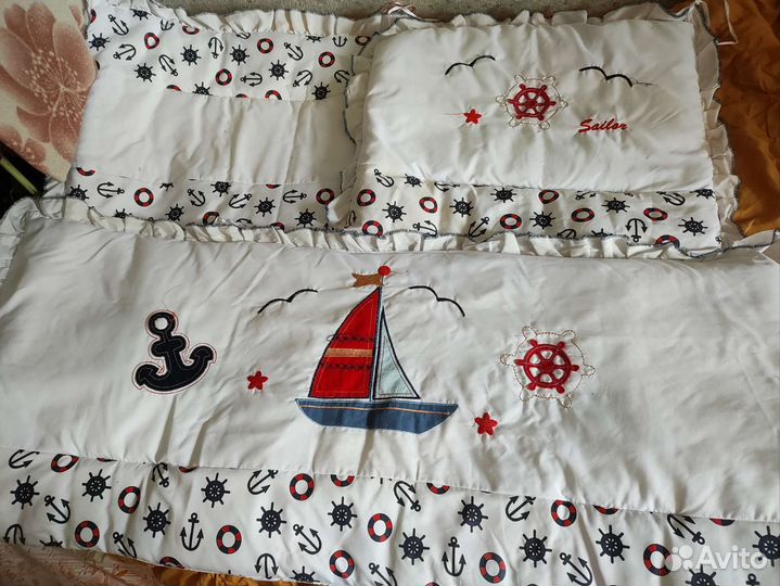 Бортики для детской кроватки