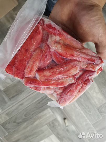 Мясо камчатского краба, крупнокусковое
