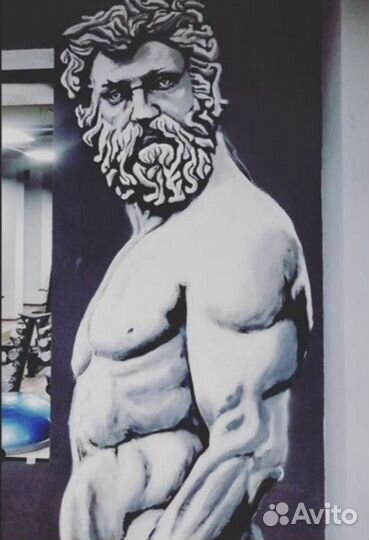 Роспись стен, граффити, картины, портреты