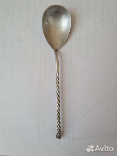 Ложки 6шт. кручёные мельхиор, серебрение набор