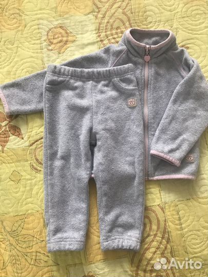 Флисовый костюм детский 80