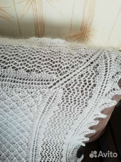 Плед, платок пуховый, большого размера