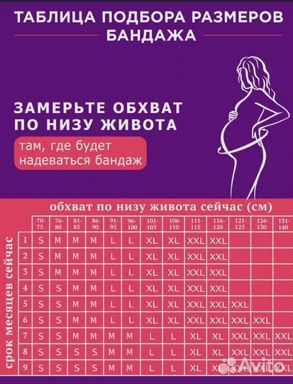 Бандаж для беременных 4 в 1