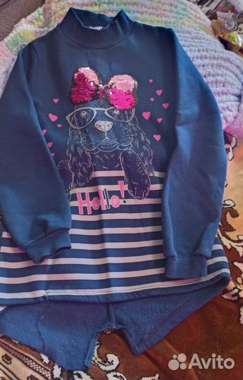 Одежда для девочки пакетом 128