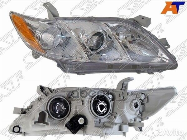 Фара toyota camry 06-09 RH желтый габарит с эле