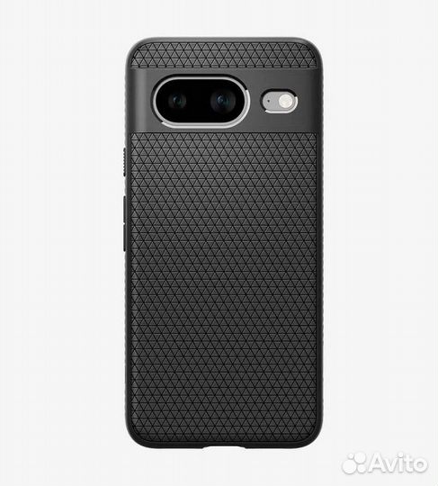 Силиконовый чёрный чехол Spigen для Google Pixel 8