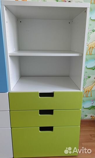 Шкаф стеллаж для детской IKEA Стува икеа