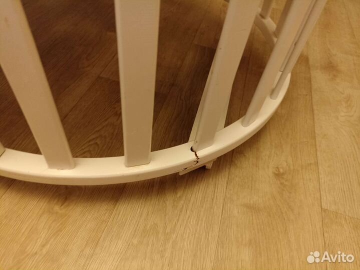 Детская овальная кроватка