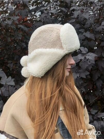 Шапка ушанка женская
