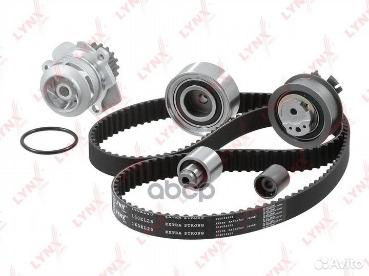 Комплект ремня грм с водяным насосом;audi Q3/Q5