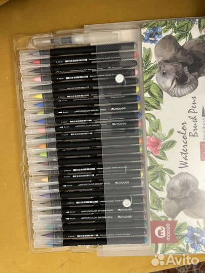 Акварельные маркеры Mobee б/у