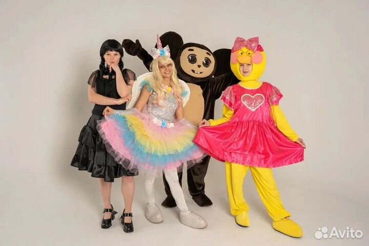 Аниматоры, белый медведь, Ростовые куклы