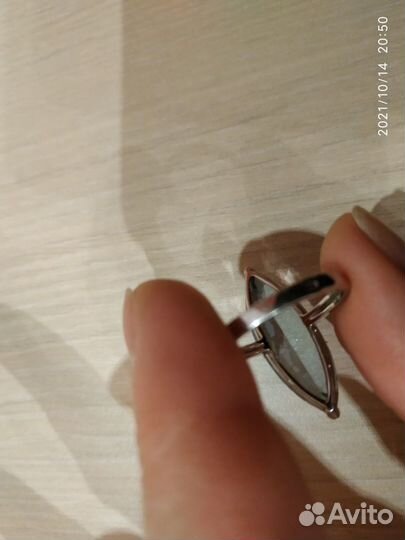 Кольцо серебро 925